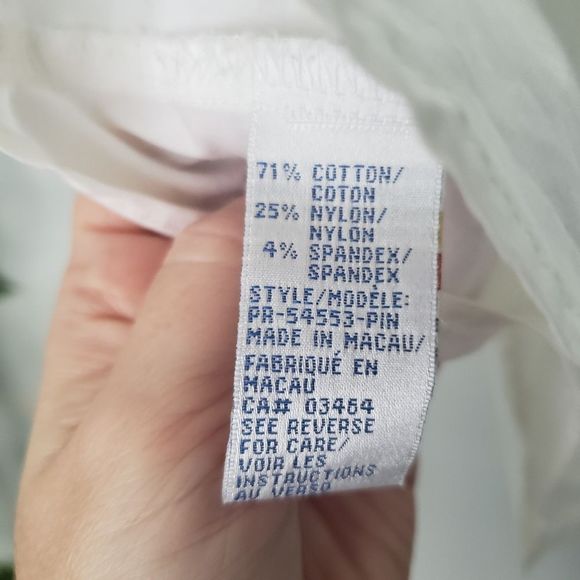 RICKI'S off white classic button down Ladies Shirt medium - Picture 3 of 6